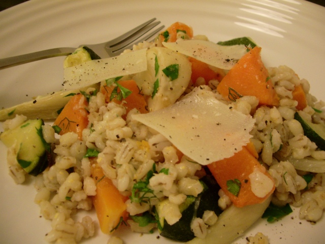 Pearl barley with butternut squash and fennel_1