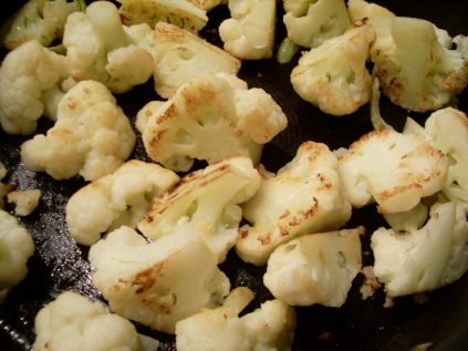 Chargrilled cauliflower