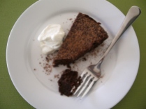 Chocolate and Chickpea Torte